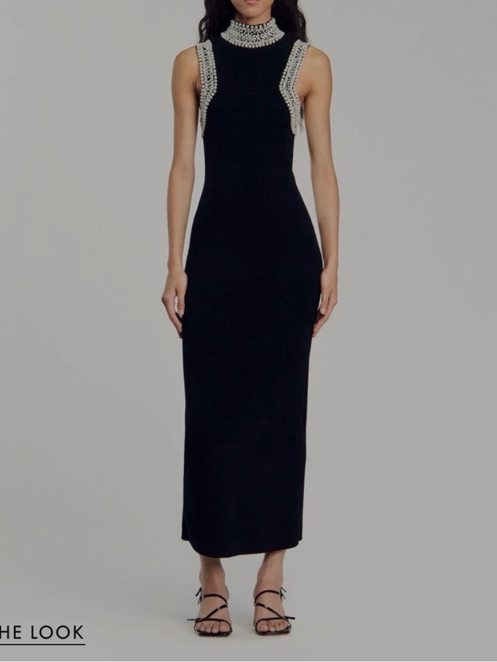 Sandro Black Beaded Dress - Picture 3 of 7